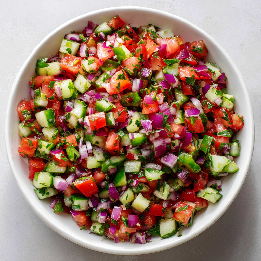 Persian Shirazi Salad