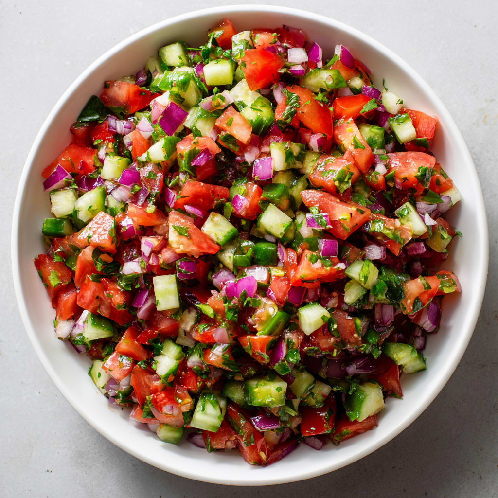 Persian Shirazi Salad
