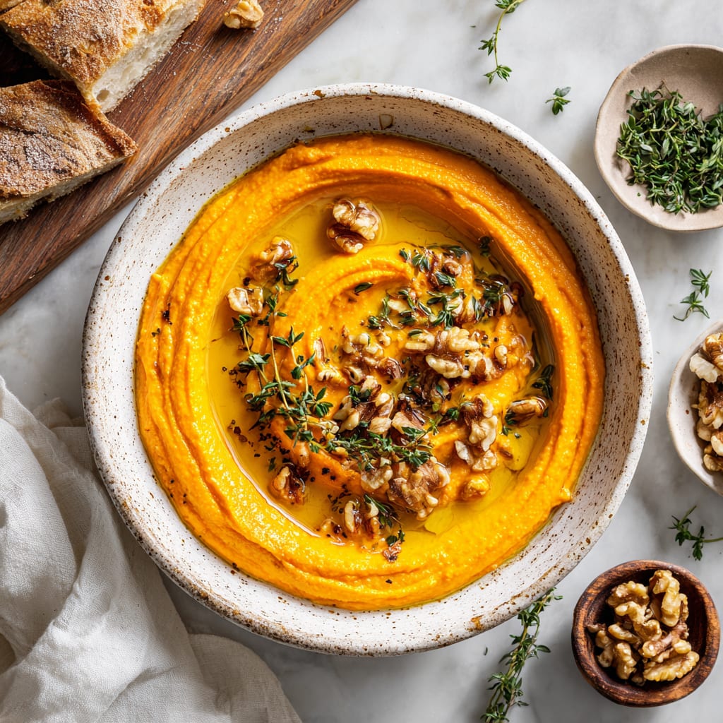 Pumpkin Whipped Feta Dip