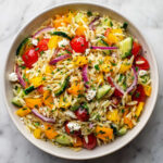 Rainbow Orzo Salad