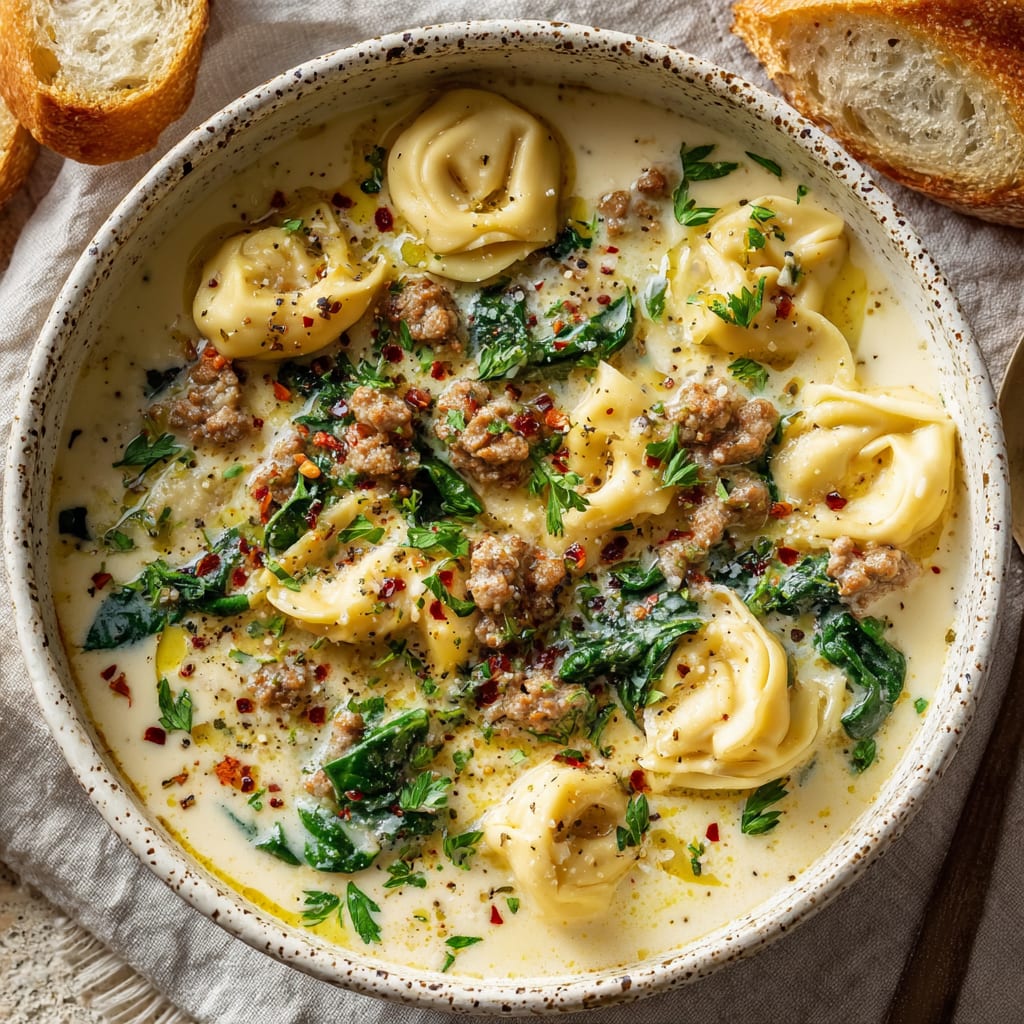 Sausage Tortellini Soup