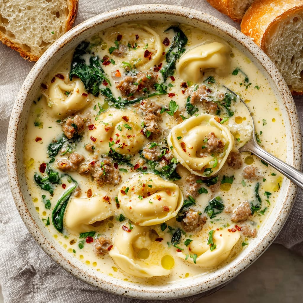 Sausage Tortellini Soup