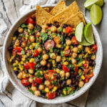 Southwest Chickpea Black Bean Salad
