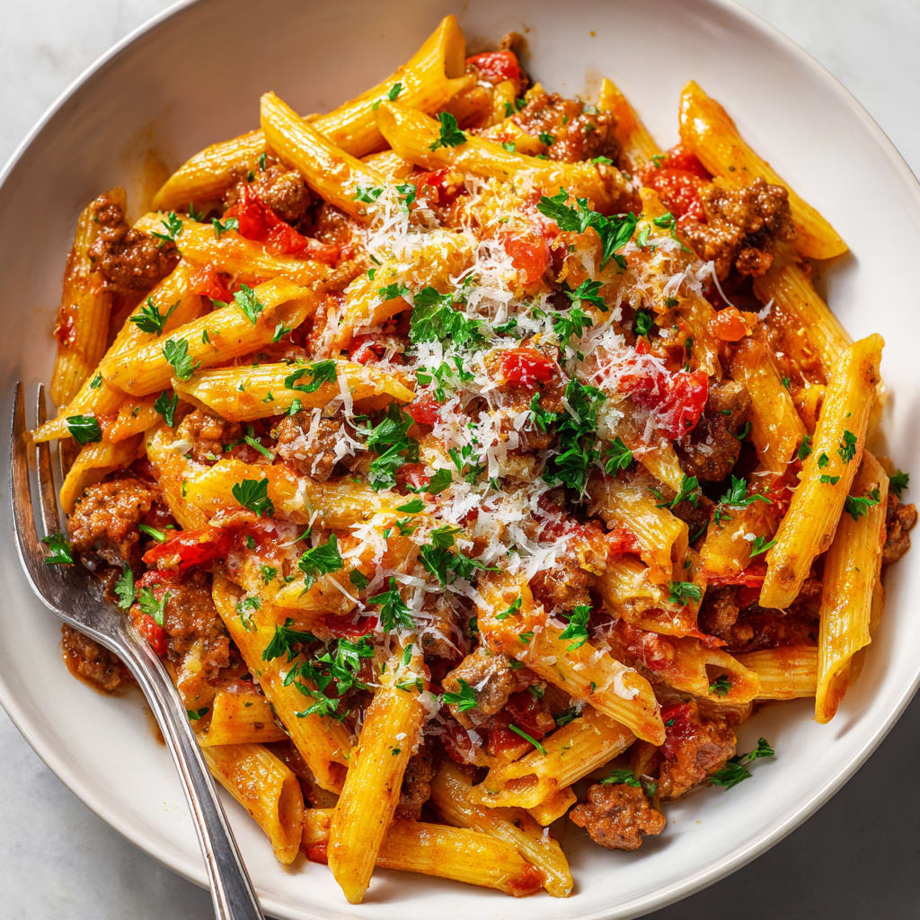 Spicy Italian Sausage Pasta