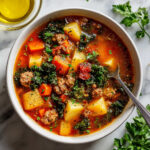Spicy Sausage Potato Soup