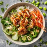 Spicy Shrimp Rice Bowls
