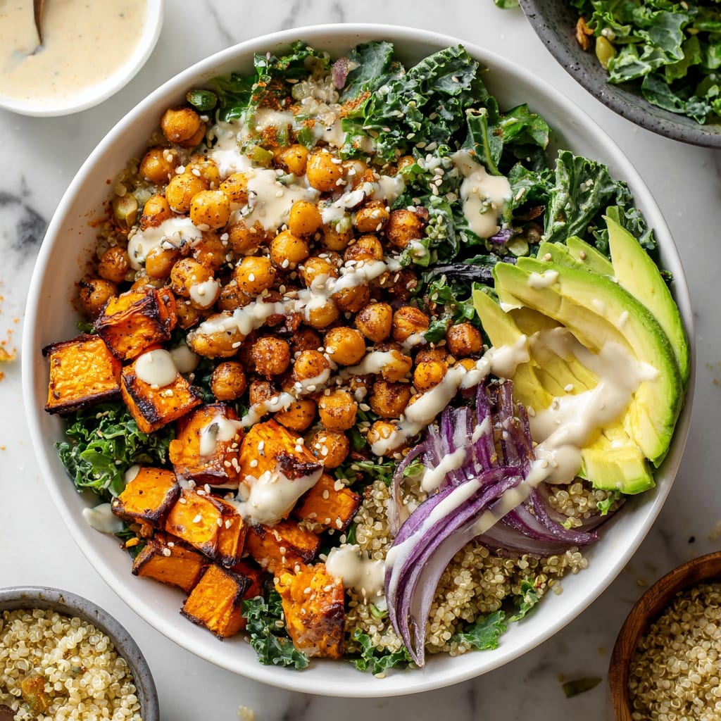 Sweet Potato Chickpea Buddha Bowl