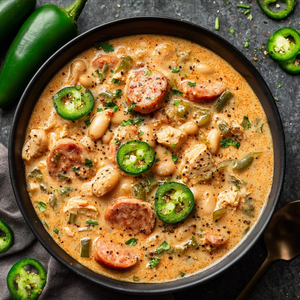 Cajun White Chicken Chili