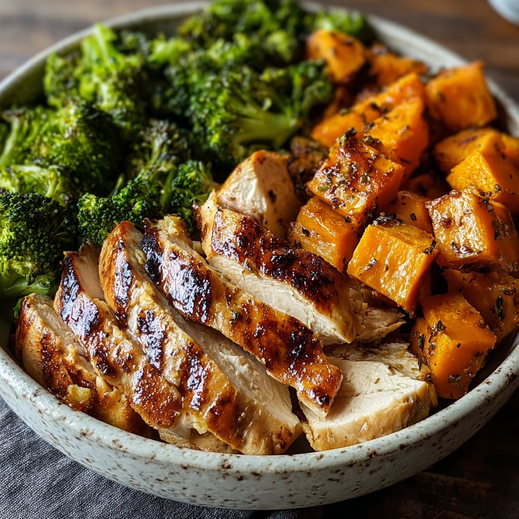 Grilled Chicken & Sweet Potato Bowl